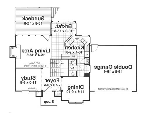 First Floor image of EMERSON House Plan